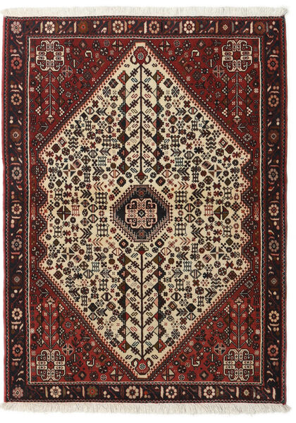  Abadeh Tapete 108X148 Oriental Feito A Mão Vermelho Escuro/Castanho Escuro (Lã, Pérsia/Irão)