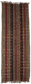  Kilim Konya Cicim Tapete 161X433 Oriental Tecidos À Mão Tapete Passadeira Preto/Bege (Lã, Turquia)