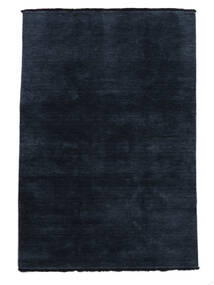  Handloom Fringes - Escuro Azul Tapete 120X180 Moderno Preto (Lã, Índia)