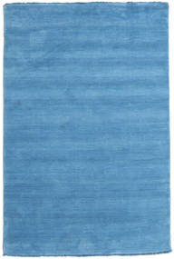  Handloom Fringes - Azul Claro Tapete 120X180 Moderno Azul Claro/Azul (Lã, Índia)
