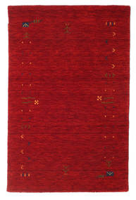 Gabbeh Loom Frame 100X160 Pequeno Vermelho Tapete Lã Tapete 