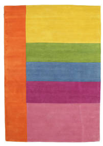  Colors By Meja Handtufted Tapete 160X230 Moderno Laranja/Luz Rosa/Amarelo (Lã, Índia)