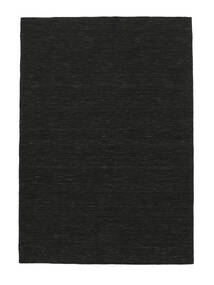  Kilim Loom - Preto Tapete 160X230 Moderno Tecidos À Mão Preto/Branco/Creme (Lã, Índia)