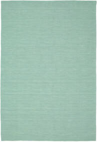  Kilim Loom - Mint Verde Tapete 300X400 Moderno Tecidos À Mão Verde Pastel/Azul Turquesa Grande (Lã, Índia)