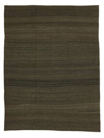  Kilim Moderno Tapete 216X284 Moderno Tecidos À Mão Castanho Escuro/Verde Escuro (Lã, Afeganistão)