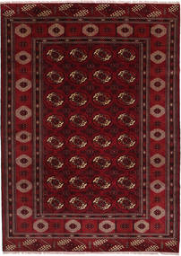  Turcomano Tapete 208X287 Oriental Feito A Mão Vermelho Escuro/Castanho Escuro (Lã, Pérsia/Irão)