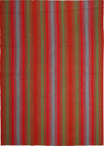  Kilim Moderno Tapete 248X352 Moderno Tecidos À Mão Vermelho Escuro/Castanho Alaranjado (Lã, Pérsia/Irão)