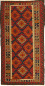  Kilim Maimane Tapete 101X196 Oriental Tecidos À Mão Castanho Alaranjado/Bege (Lã, Afeganistão)