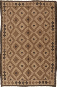  Kilim Maimane Tapete 165X250 Oriental Tecidos À Mão Castanho/Castanho Claro (Lã, Afeganistão)