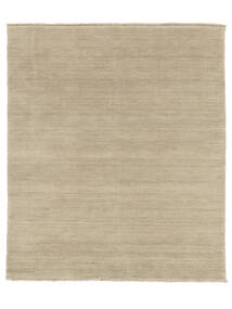  Handloom Fringes - Greige Tapete 250X300 Moderno Cinzento Claro/Branco/Creme Grande (Lã, Índia)
