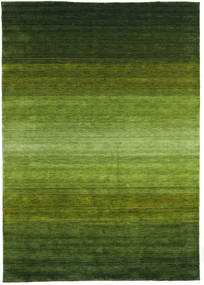 Tapete Gabbeh Rainbow Tapete - Verde 300X400 Verde Grande (Lã, Índia)