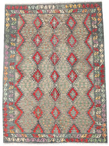  Kilim Afegão Old Style Tapete 179X248 Oriental Tecidos À Mão Cinzento Claro/Cinza Escuro (Lã, Afeganistão)