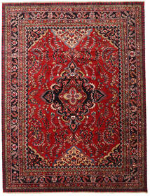 Tapete Oriental Lillian Tapete 347X458 Vermelho/Vermelho Escuro Grande (Lã, Pérsia/Irão)