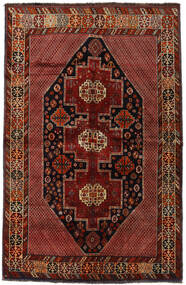  Ghashghai Tapete 157X243 Oriental Feito A Mão Vermelho Escuro (Lã, Pérsia/Irão)