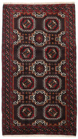  Balúchi Tapete 99X172 Oriental Feito A Mão Preto/Vermelho Escuro (Lã, Pérsia/Irão)