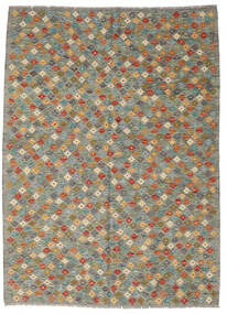 Kilim Afegão Old Style Tapete 175X242 Oriental Tecidos À Mão Cinzento Claro/Cinza Escuro (Lã, Afeganistão)