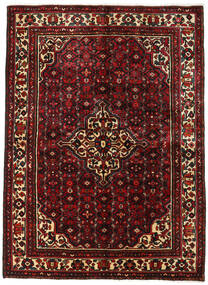  Hosseinabad Tapete 153X215 Oriental Feito A Mão Vermelho Escuro/Castanho Escuro (Lã, Pérsia/Irão)