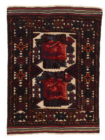  Kilim Golbarjasta Tapete 90X130 Oriental Tecidos À Mão Preto/Vermelho Escuro (Lã, Afeganistão)
