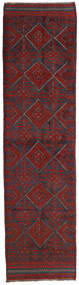  Kilim Golbarjasta Tapete 63X243 Oriental Tecidos À Mão Tapete Passadeira Vermelho Escuro/Cinza Escuro/Castanho Escuro (Lã, Afeganistão)