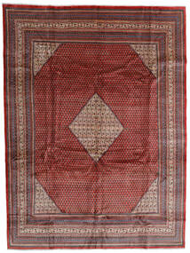 Tapete Persa Sarough Mir Tapete 291X396 Vermelho/Vermelho Escuro Grande (Lã, Pérsia/Irão)