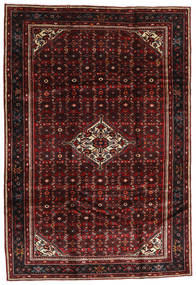  Hosseinabad Tapete 205X295 Oriental Feito A Mão Vermelho Escuro/Castanho Escuro (Lã, Pérsia/Irão)