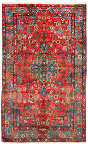  Nahavand Old Tapete 156X252 Oriental Feito A Mão Vermelho Escuro/Vermelho (Lã, Pérsia/Irão)