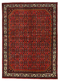  Hosseinabad Tapete 150X209 Oriental Feito A Mão Vermelho Escuro/Castanho Escuro (Lã, Pérsia/Irão)
