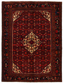  Hosseinabad Tapete 155X210 Oriental Feito A Mão Castanho Escuro/Vermelho (Lã, Pérsia/Irão)