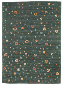  Loribaf Loom Tapete 168X237 Moderno Azul/Verde Escuro (Lã, Índia)