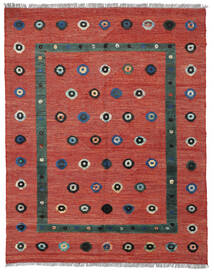  Kilim Nimbaft Tapete 152X192 Moderno Tecidos À Mão Vermelho Escuro/Castanho Alaranjado (Lã, Afeganistão)