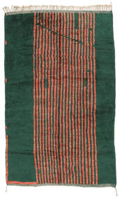  Berber Moroccan - Mid Atlas Tapete 187X292 Moderno Feito A Mão Verde Escuro/Castanho Alaranjado (Lã, Marrocos)
