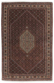  Bijar Tapete 144X222 Oriental Feito A Mão Preto/Castanho Escuro (Lã, Pérsia/Irão)