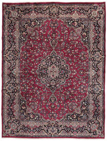 297X390 Tapete Oriental Mashad Tapete Vermelho Escuro/Preto Grande (Lã, Pérsia/Irão)
