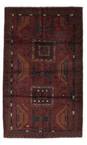 Balúchi Tapete 113X187 Oriental Feito A Mão Preto (Lã, Afeganistão)