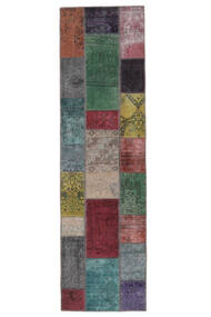  Patchwork - Persien/Iran 73X258 Vintage Persa Tapete Lã Vermelho Escuro/Castanho Pequeno Tapete 