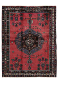  Afshar Tapete 162X211 Oriental Feito A Mão Preto/Vermelho Escuro (Lã, Pérsia/Irão)