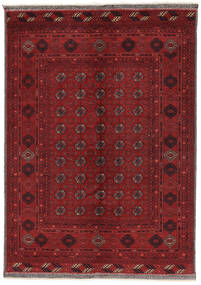  Classic Afegão Tapete 124X177 Oriental Feito A Mão Preto/Vermelho Escuro (Lã, Afeganistão)
