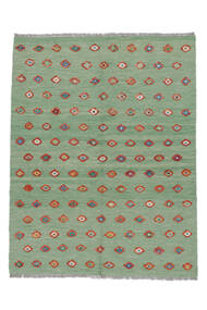  Kilim Nimbaft Tapete 153X201 Moderno Tecidos À Mão Verde Escuro/Branco/Creme/Verde Escuro (Lã, Afeganistão)
