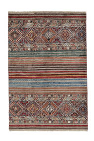 107X157 Tapete Oriental Shabargan Tapete Castanho/Vermelho Escuro (Lã, Afeganistão)