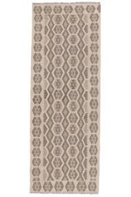  Kilim Afegão Old Style Tapete 86X239 Oriental Tecidos À Mão Tapete Passadeira Branco/Creme/Castanho Escuro (Lã, Afeganistão)
