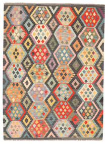 180X247 Tapete Kilim Afegão Old Style Oriental Castanho/Verde (Lã, Afeganistão)